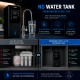 Compact Direct Flow Reverse Osmosis OSMOPUR 600 GPD (1.6 L/min) – Universal Cartridges, TDS & Smart System