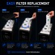 Compact Direct Flow Reverse Osmosis OSMOPUR 600 GPD (1.6 L/min) – Universal Cartridges, TDS & Smart System