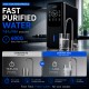 Compact Direct Flow Reverse Osmosis OSMOPUR 600 GPD (1.6 L/min) – Universal Cartridges, TDS & Smart System