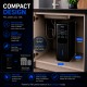 Compact Direct Flow Reverse Osmosis OSMOPUR 600 GPD (1.6 L/min) – Universal Cartridges, TDS & Smart System