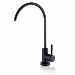 Modern Matte Black Reverse Osmosis Faucet in SUS304 Stainless Steel