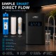OSMOPUR600 600 GPD Tankless Direct Flow Compact Reverse Osmosis with intelligent system
