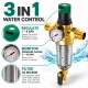 ROTEK PRESSURE Water Pre-Filter with Pressure Regulator, Gauge & 40 Micron 316 Stainless Steel Mesh