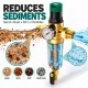 ROTEK PRESSURE Water Pre-Filter with Pressure Regulator, Gauge & 40 Micron 316 Stainless Steel Mesh
