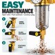 ROTEK PRESSURE Water Pre-Filter with Pressure Regulator, Gauge & 40 Micron 316 Stainless Steel Mesh