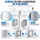 Double water filter with 1 "connection, sediment cartridge and CTO activated carbon