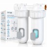 ROTEK 10” Dual Anti-Scale Water Filter – 50 Micron Sediment + Polyphosphate | 1”