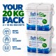 Water Softener Salt Tablets Soft&Go 20kg – 2 × 10kg Stackable Buckets