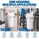 ROTEK Big Blue 10" High Flow Water Filter Housing – Tool-Free Easy Open
