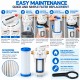 ROTEK BACKWASH 50 – 10" Jumbo Self-Cleaning Water Filter, Manual Backwash, 4-Way Valve, 50 Micron