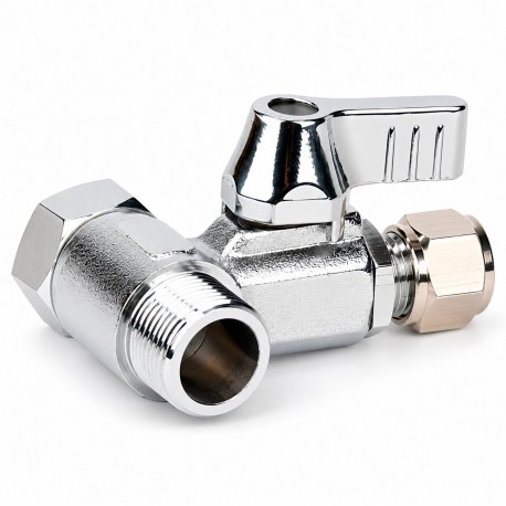 3/8" to 1/4" Water Feed Valve for Reverse Osmosis & Water Filters