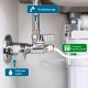 3/8" to 1/4" Water Feed Valve for Reverse Osmosis & Water Filters